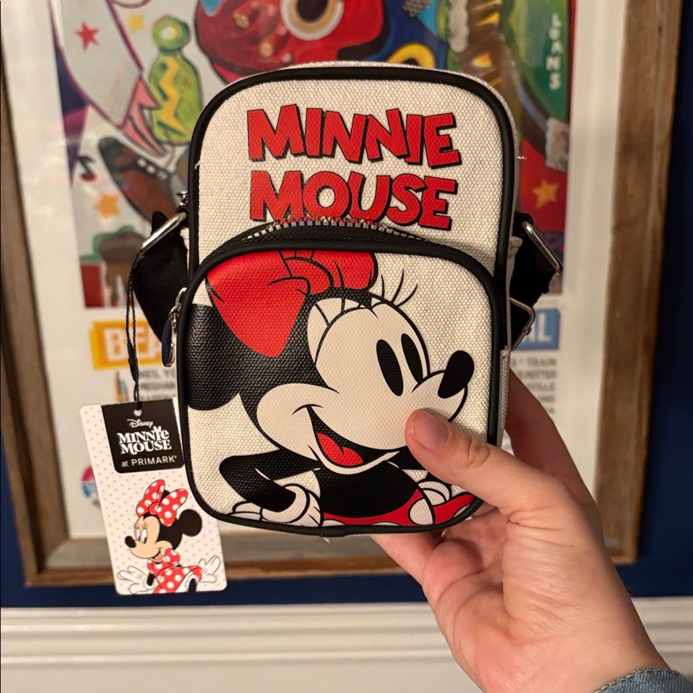 Primark Disney Minnie Mouse Red and Black Crossbody Bag NWT
